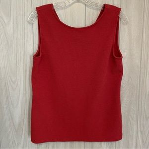 {Ann Taylor} Textured Sleeveless Blouse